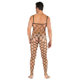 Hollow Temptation Men's Fishnet Pantyhose
